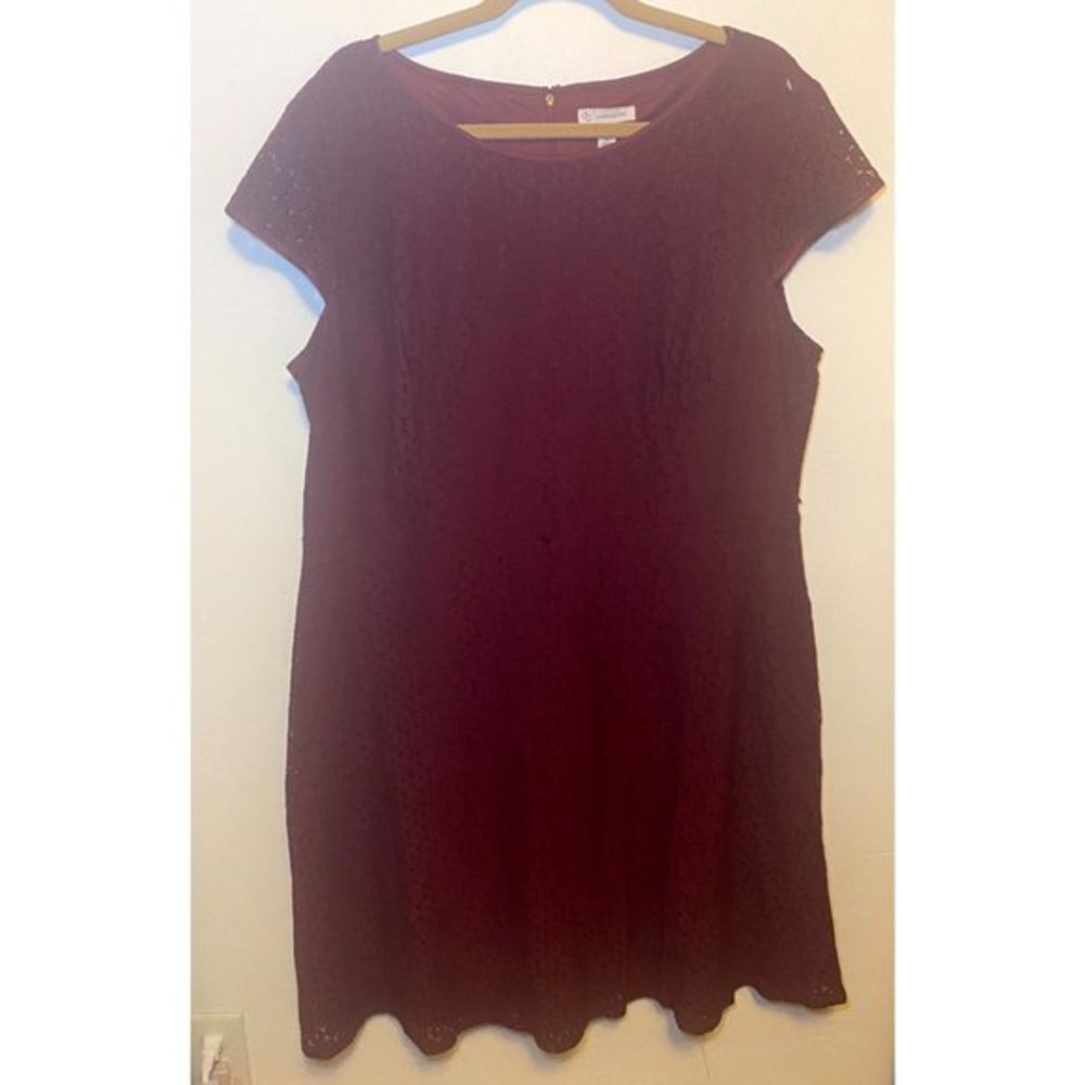 Dressbarn Eyelet Dress - Size 22